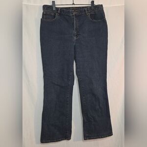 Ralph Lauren Jeans Co. Plus Size 16 Classic Straight Leg Dark Wash Jeans